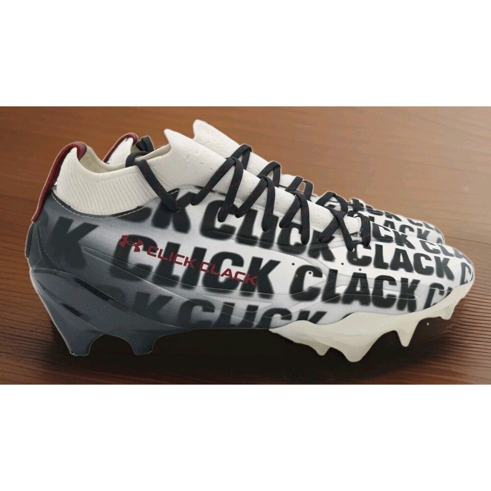 Under Armour UA Spotlight Pro Click Clack Football Cleats 6006218-016 Size 9.5